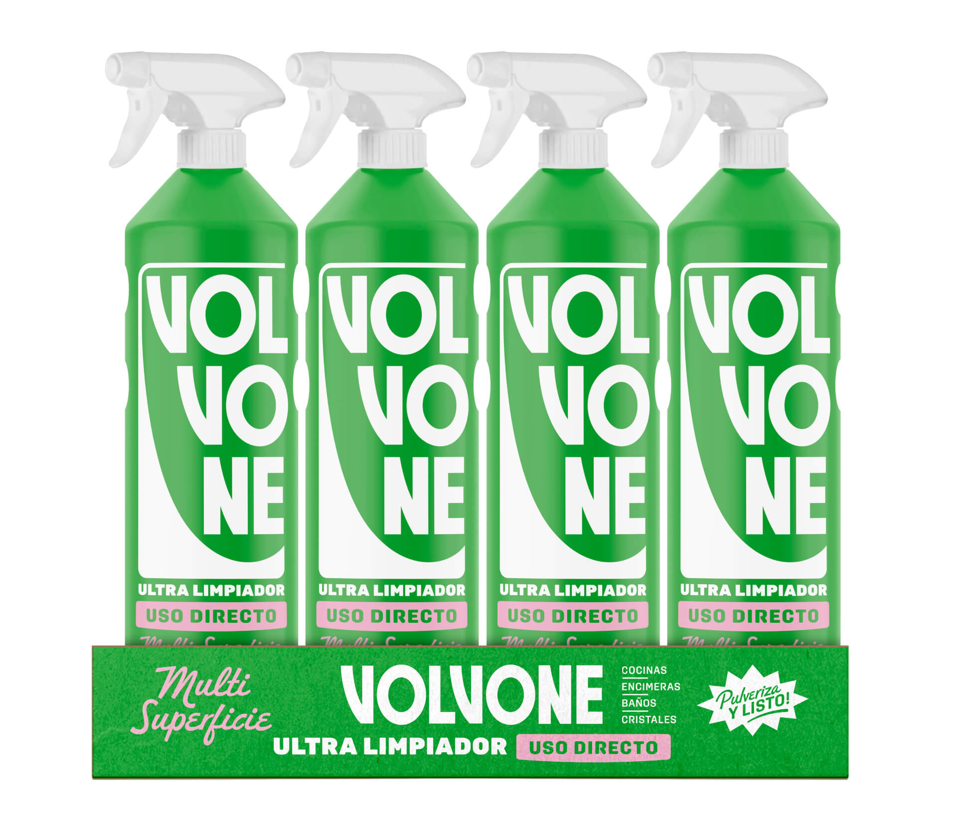 Volvone Verde Uso Directo 750ml (15uds)